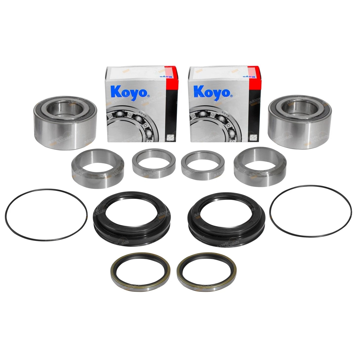 2 x Rear Wheel Bearing Kits for Toyota Landcruiser HDJ100 UZJ100 (1998–2007)