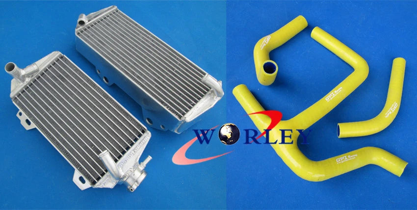 Aluminum Radiator + Y Hose for Suzuki RMZ450 (2008-2017)