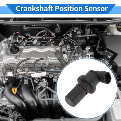 Crankshaft Position Sensor for Ford - Black Metal Plastic