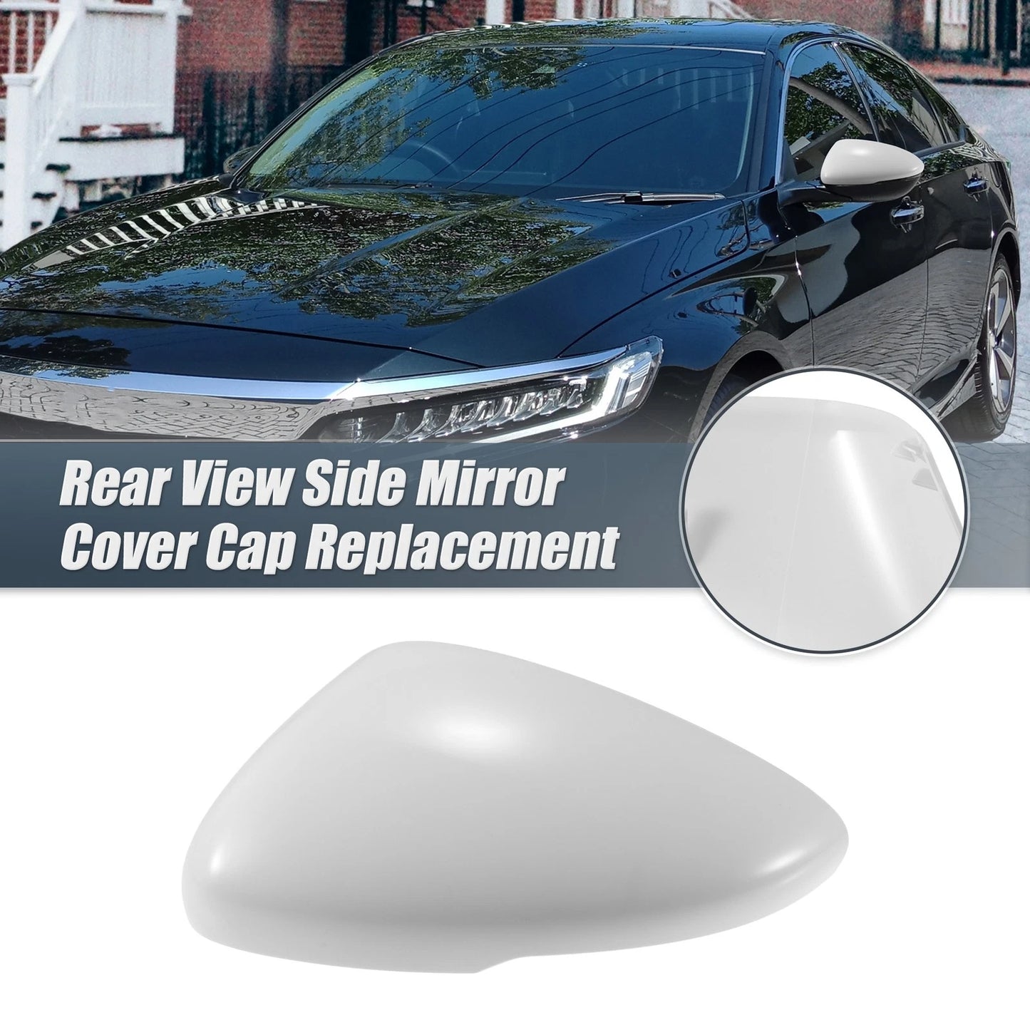 Left Side Car Mirror Cover Cap for Honda Accord (2018-2020)