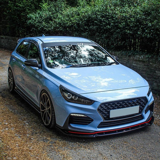 2 x Headlight Eyelid Covers for Hyundai I30 I30N MK3 (2017-2019)