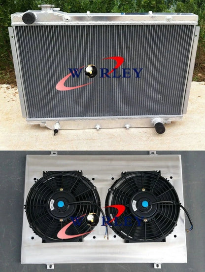 Aluminum Radiator, Shroud & Fans for Toyota Land Cruiser 80 Series (1990-1997)