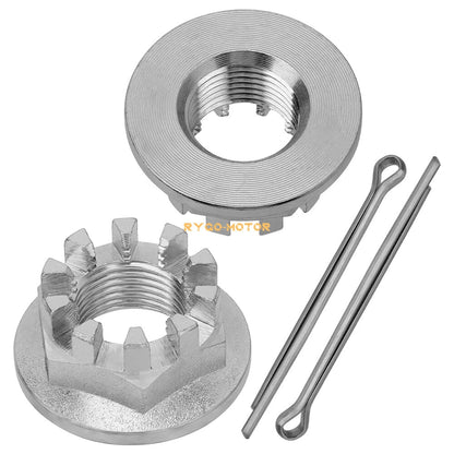 2x Rear Axle Nut Kit for Honda TRX300 TRX300FW Fourtrax 300 (1992–2000)