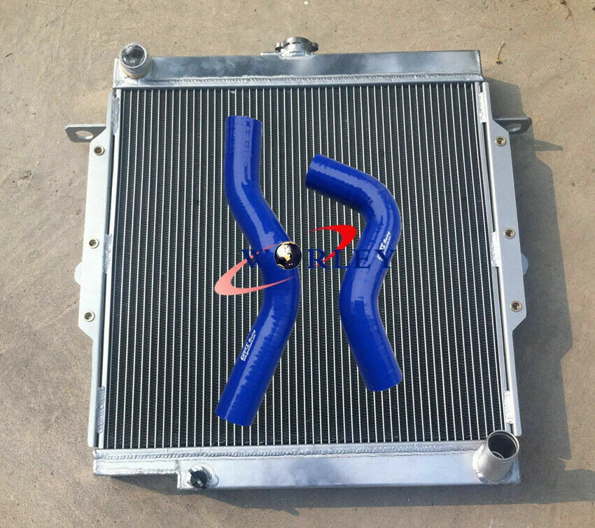 Alloy Radiator + Silicone Hose for Toyota Land Cruiser 75 Series HZJ75 (1990-1999)