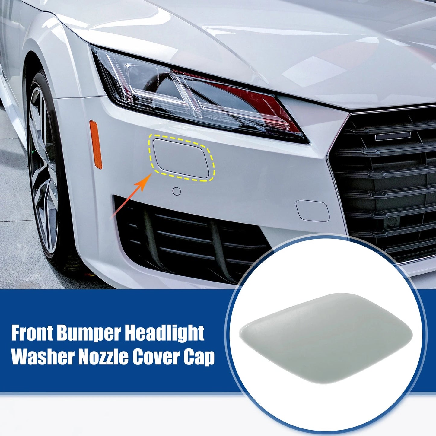 Bumper Headlight Washer Nozzle Cover for BMW 328i (2012-2015)