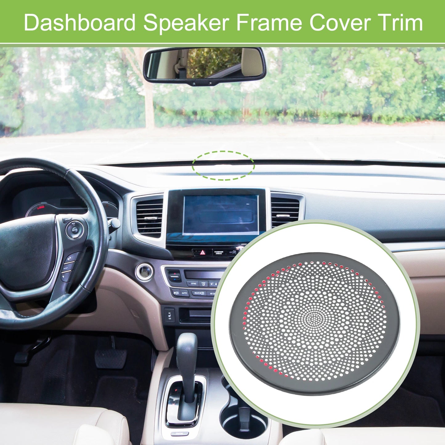 Car Dashboard Speaker Frame Cover Trim for Ford Escape (2020-2021)