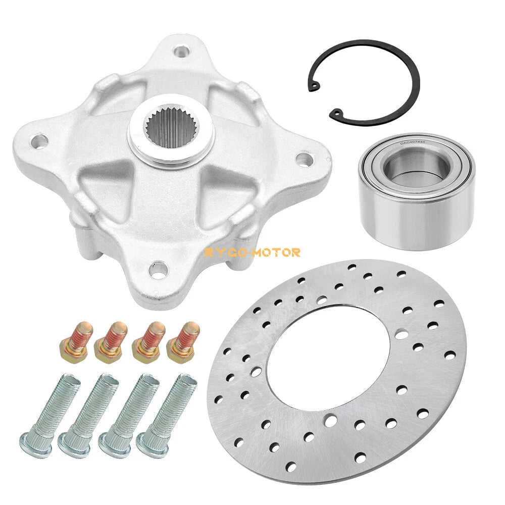 Rear Wheel Hub Bearing Brake Rotor Studs for Polaris Ranger 800 900 EV