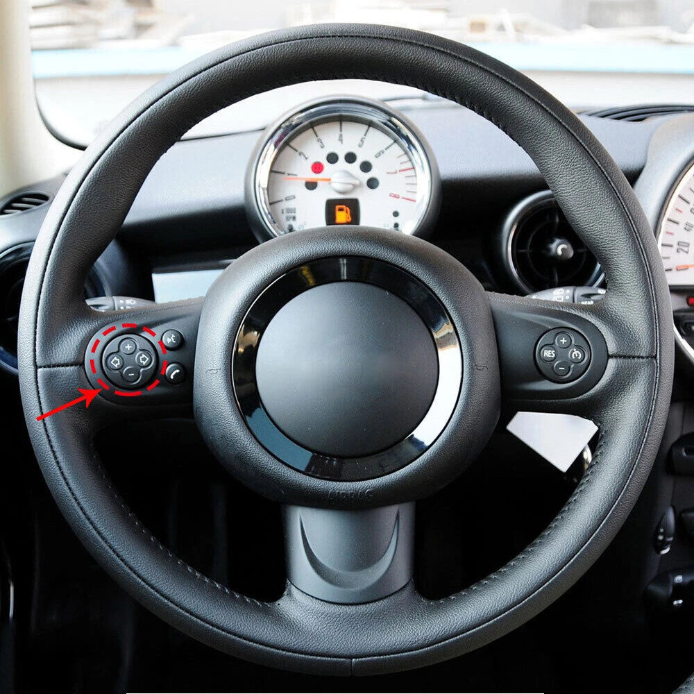 Steering Wheel Volume Control Switch Button Cover for BMW Mini R55 R56 R60