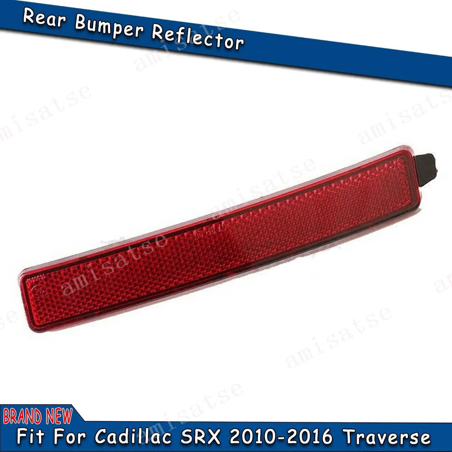 Rear Right Bumper Reflector for GMC Acadia (2007-12), Traverse (2009-12), SRX (2010-16)