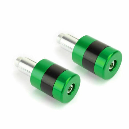 22mm Aluminum Green Motorcycle Handlebar Weights for F2