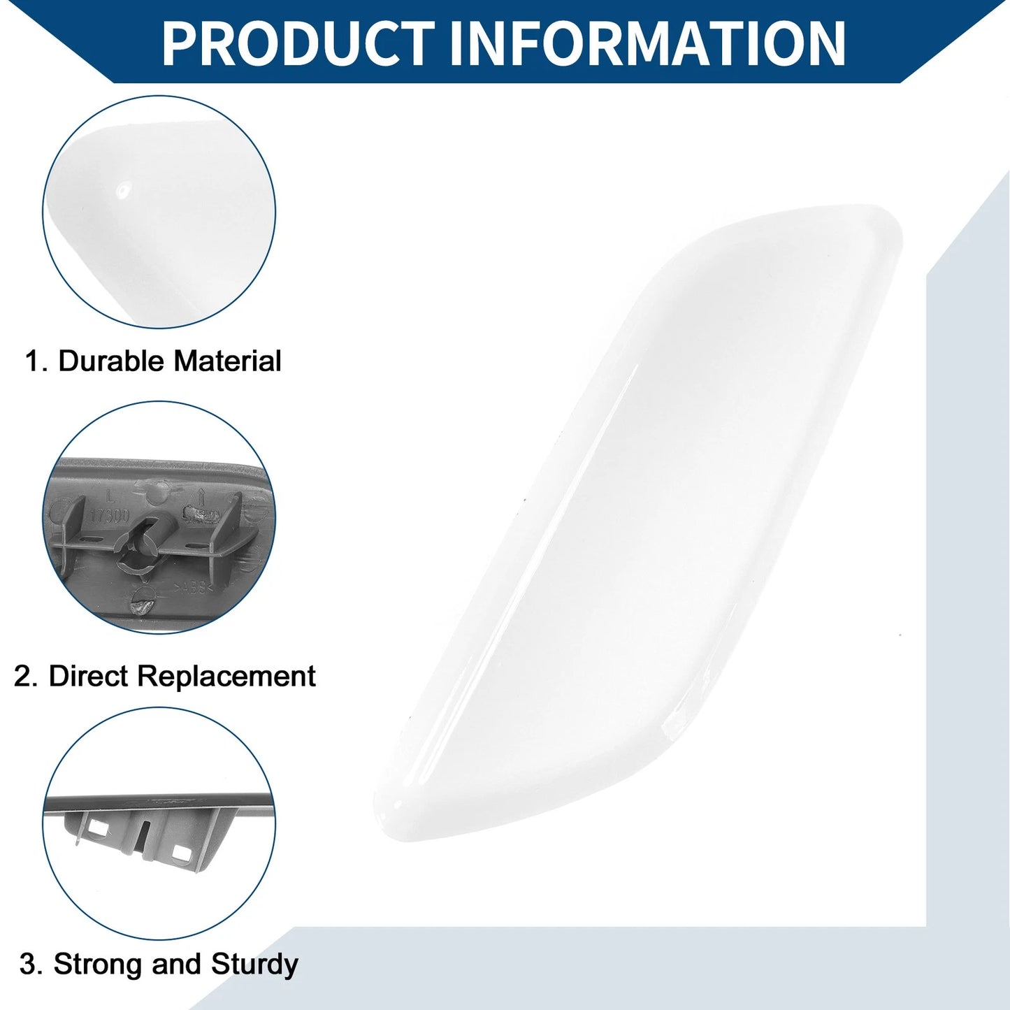 Front Right Washer Nozzle Cover for Honda Civic FB2 FB3 (2012-2013) 1 Pc