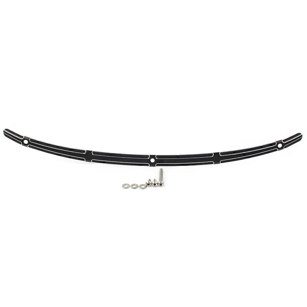 Black Cut Fairing Windshield Trim for Harley Electra Glide Classic/Limited