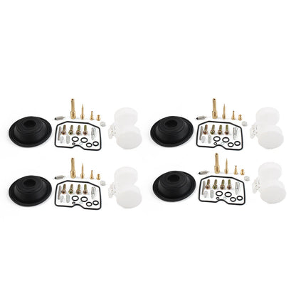 Carburetor Repair Kit Diaphragm Float 4 x Sets for Kawasaki ZX600 A (1985-1987)
