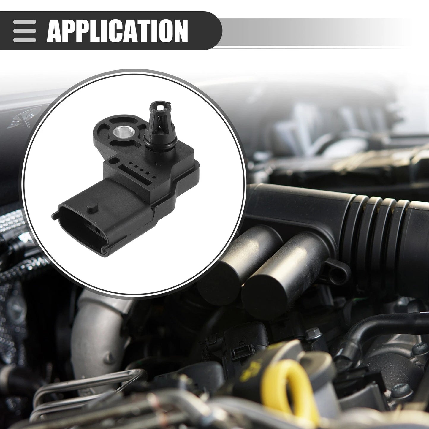 Manifold Air Pressure Sensor for Kamaz Volvo (No. 874241/20524936)