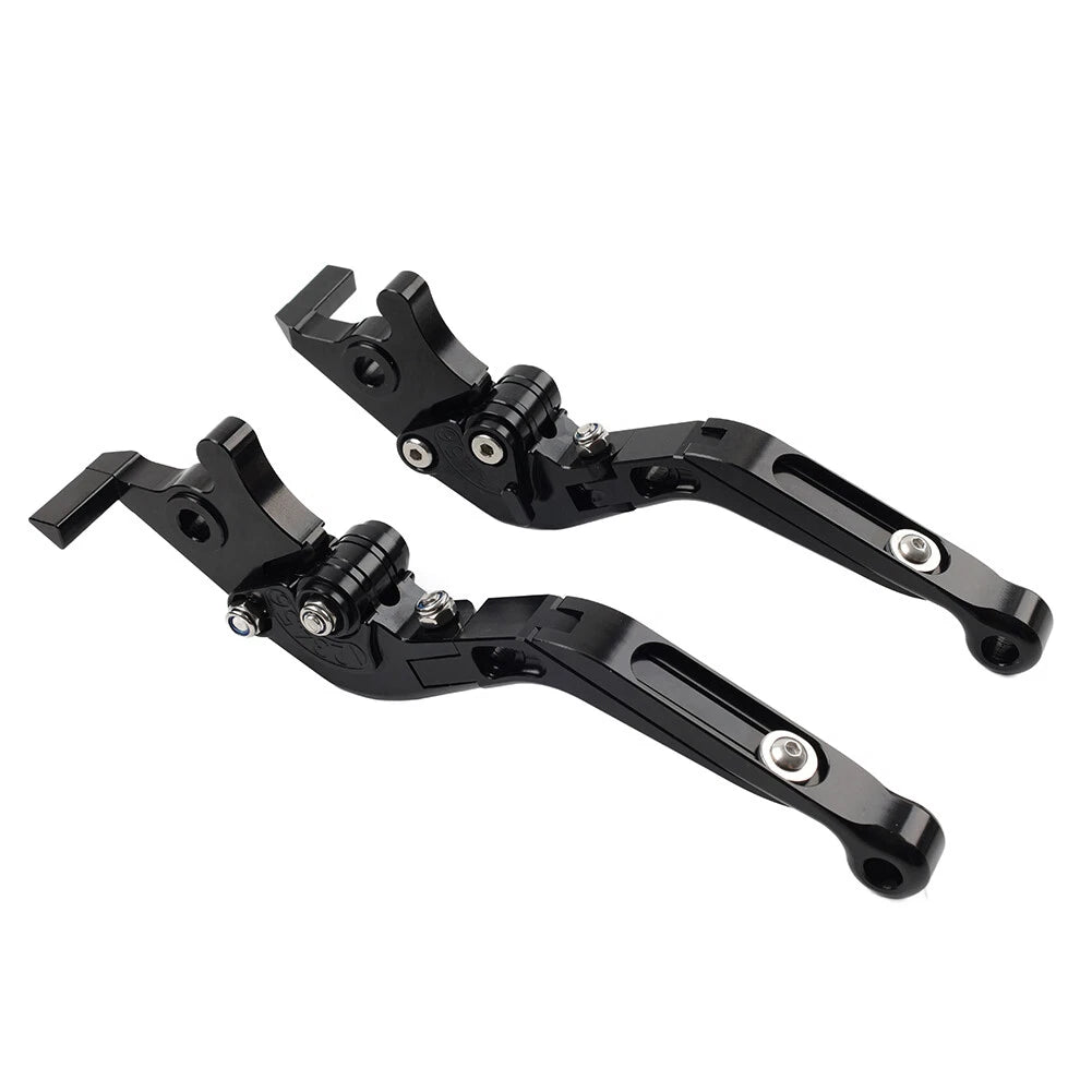 Black Extendable Brake Clutch Levers for Aprilia Tuono V4 1100RR (17-21)