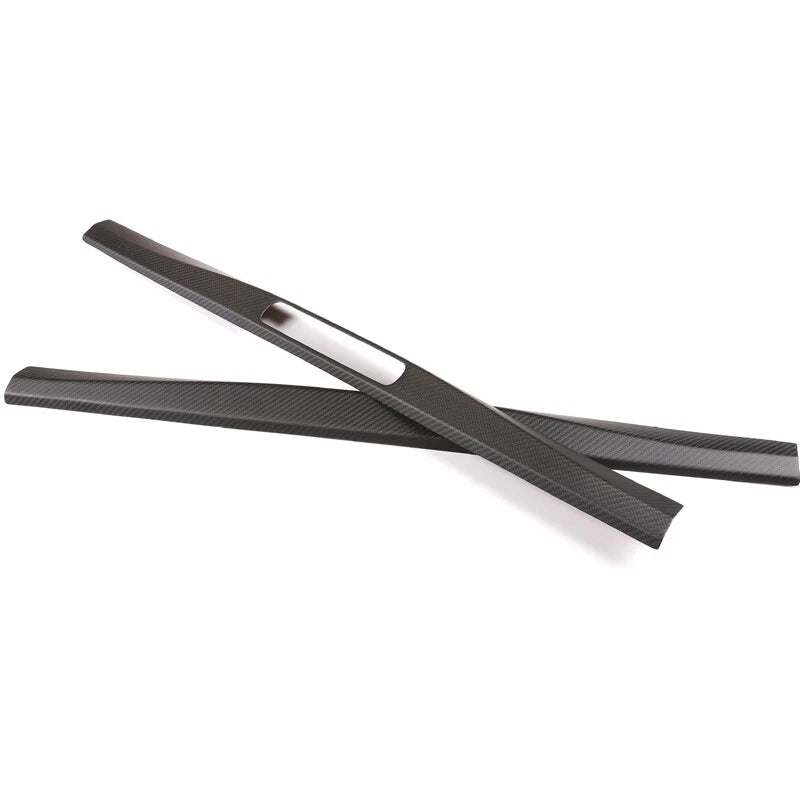 Real Carbon Fiber Welcome Door Sill Padel Guard Trim For Porsche 718 911