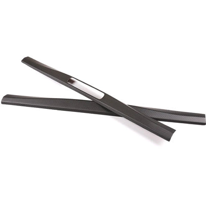 Real Carbon Fiber Welcome Door Sill Padel Guard Trim For Porsche 718 911