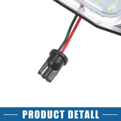 2 x White LED License Plate Lights for Toyota 4Runner (1989-1992)
