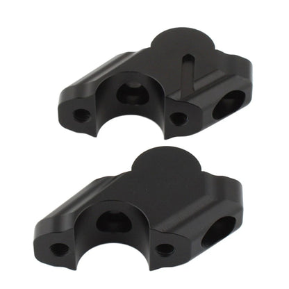 Black Offset Handlebar Riser Clamp for Yamaha Tenere 700 (2019-2025)
