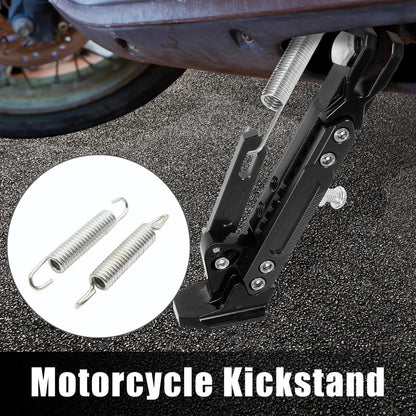 2 x 10cm Silver Tone Metal Motorcycle Side Kickstand Spring for Honda CG125