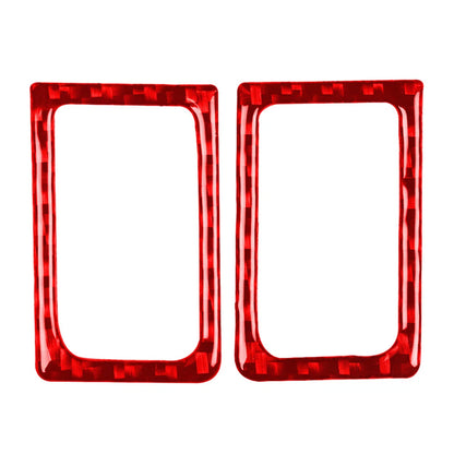 Red Interior Door Lock Pins Frame Cover Trim for Nissan GTR R35 (2008-2020)