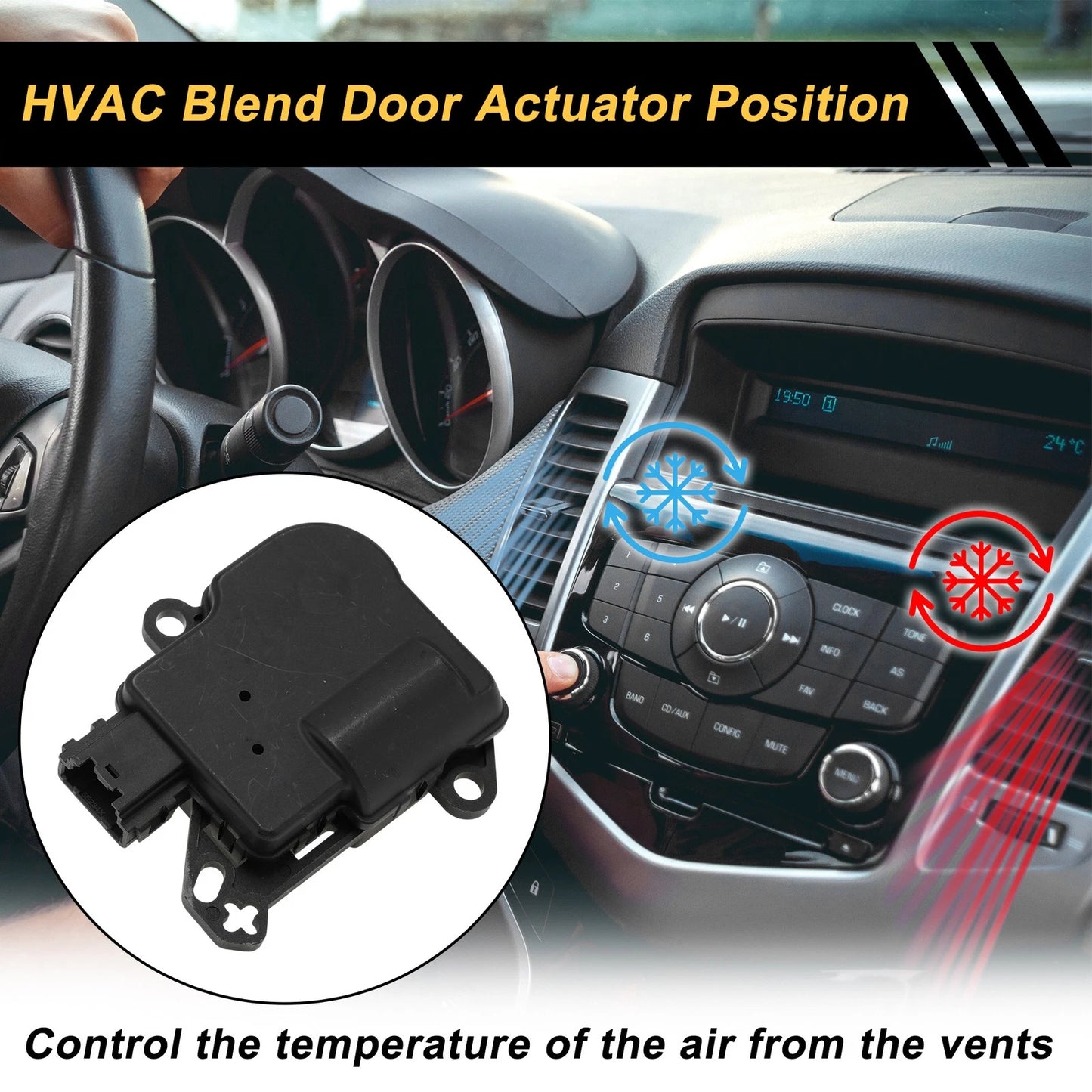 Heater Blend Door Actuator for Ford Explorer (2011-2017)