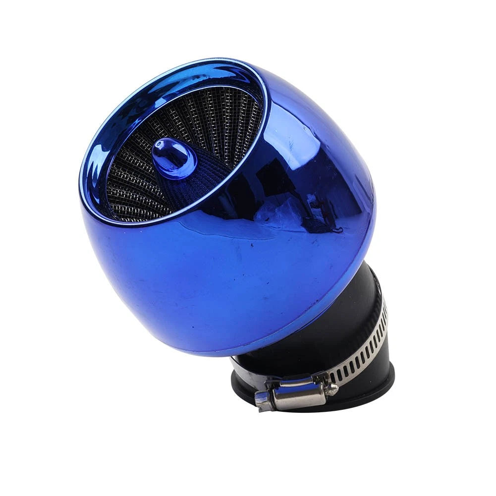 Air Intake Filter Cone Pod 28MM/35MM/42MM/48MM for ATV Scooter - Blue