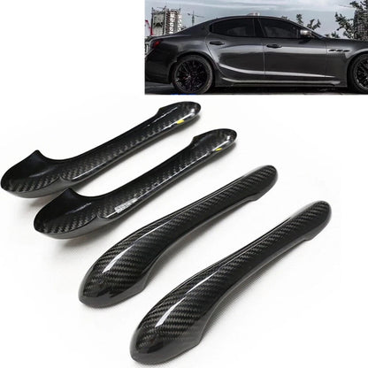 4pcs Carbon Fiber Door Handles for Maserati GranTurismo (2007-2019)