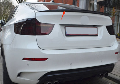 Rear Boot Spoiler Wing ABS for BMW X6 E71 E72 Glossy Black (2008-2014)