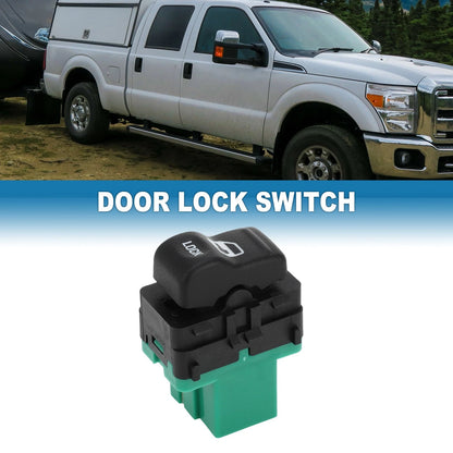 Door Lock Switch for Chevrolet Venture Plastic Metal Black 1 Pc