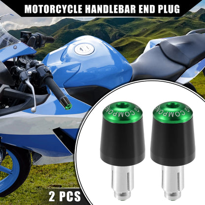 2 x Motorcycle Handlebar End Plugs 7/8" Grip Caps for Honda