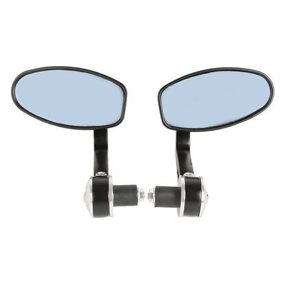 7/8" Handlebar Bar End Rearview Mirrors for Honda Street Bike Chopper