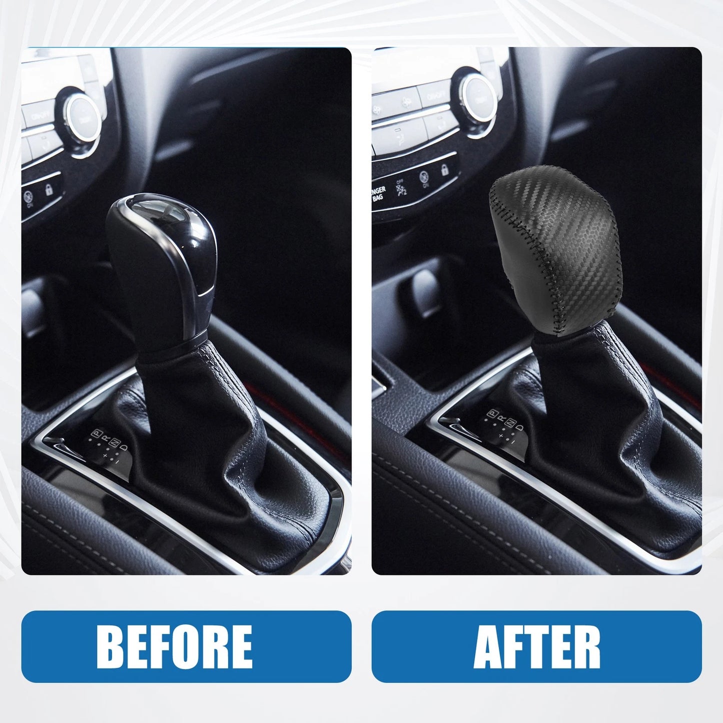 Gear Shifting Knob Cover Lever Trim for Toyota Highlander (2020–2023)