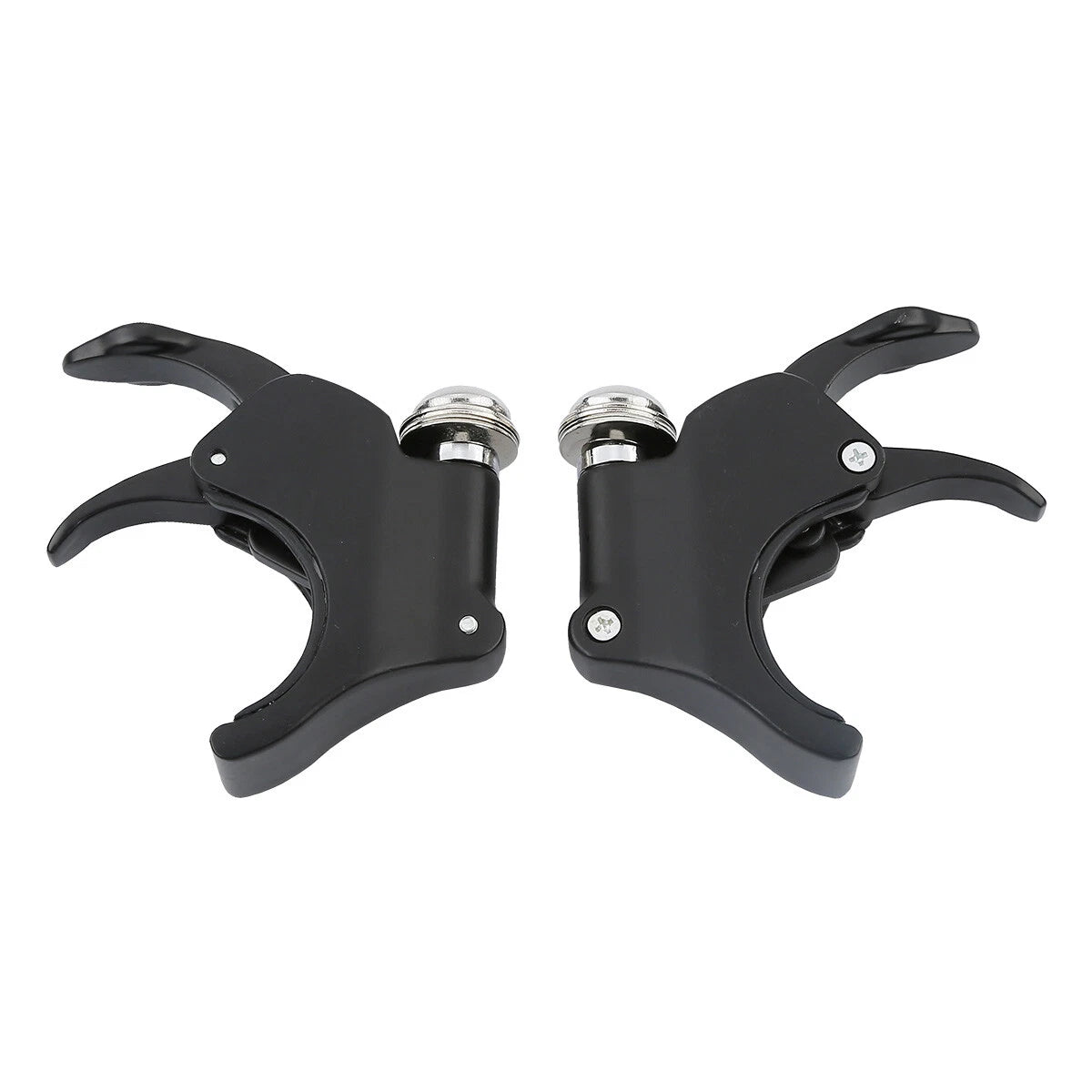49mm Smoke Windshield Clamps for Harley Breakout, Fat Bob, Low Rider (2018-2024)