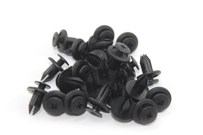 25 x 6mm M6 Screw Rivet Scrivet Panel Bumper Clips for Motorcycle