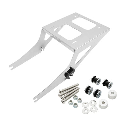 Chrome Trunk Mounting Rack Hardware for Harley Fatboy (2008-2017)