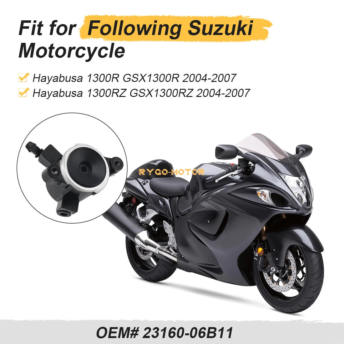 Clutch Release Slave Cylinder for Suzuki Hayab (2004–2007)