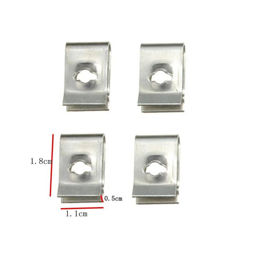 40 Pcs Car Bumper Door Trim Engine Retainer Clips
