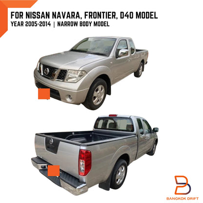 Black Fender Flare Arch for Nissan Navara D40 2005-2014 Narrow Body 2DR Cab