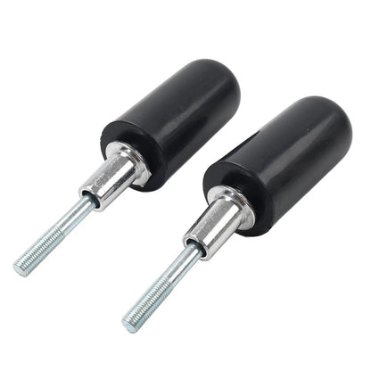 Universal Motorcycle Frame Sliders for Yamaha & Suzuki - Black