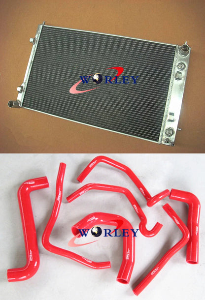 Aluminum Radiator + Black Hose for Holden Commodore VY V8 5.7 LS1 (2002-2004)