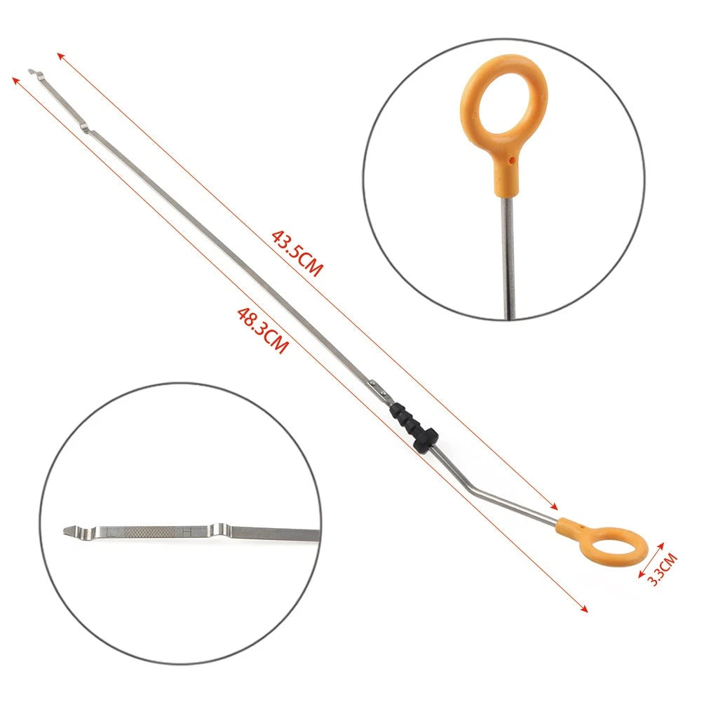 2.0L Engine Oil Dipstick Metal 48.3cm for Nissan Sentra (2000-2001)