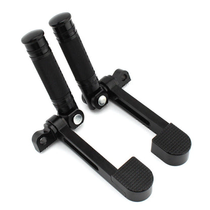 Stirrup Heel Foot Rest Pegs for Harley Sportster XL 883 1200 Softail FXWG FXR