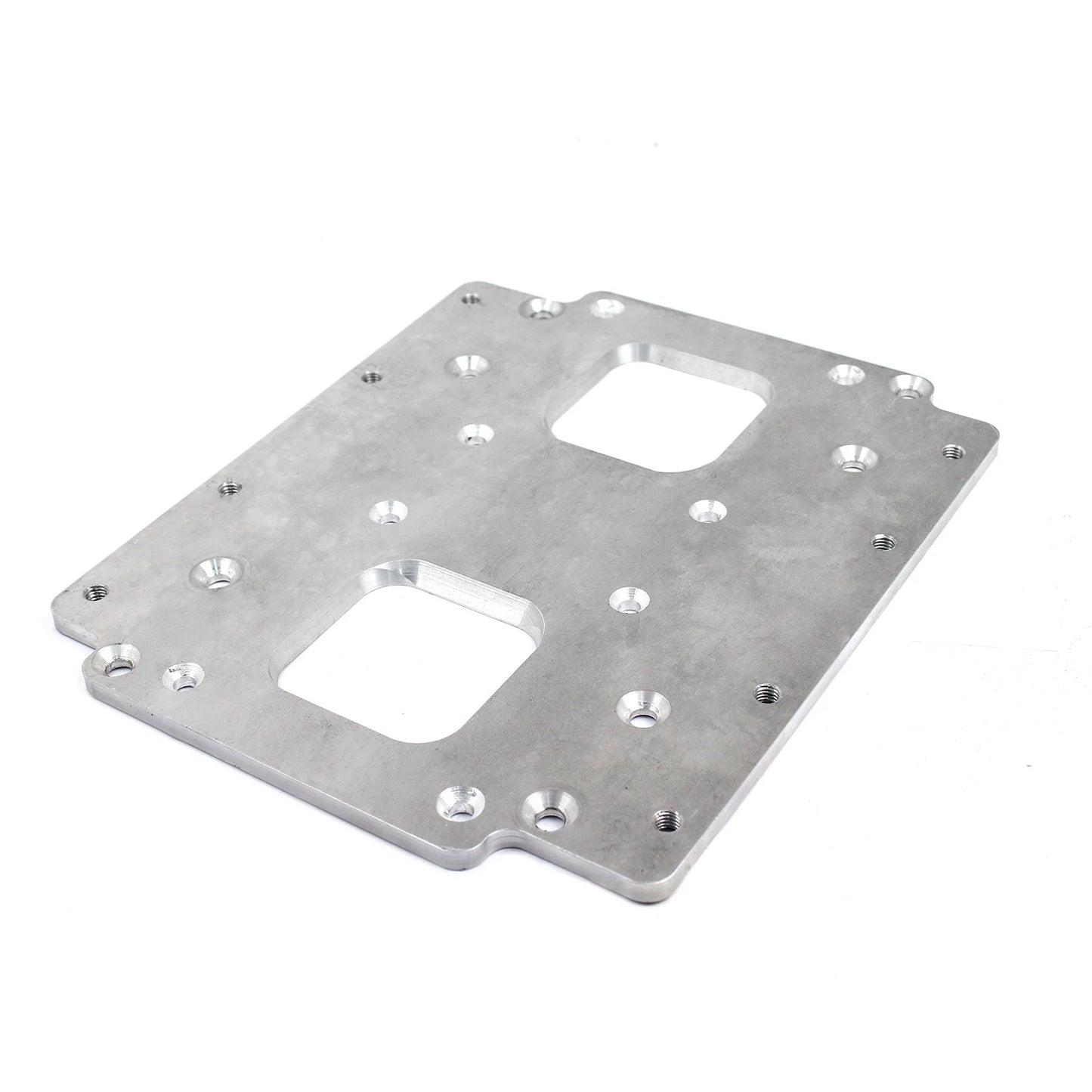 SBC 350 Twin Carburettor Manifold Adapter Plate for Chevy