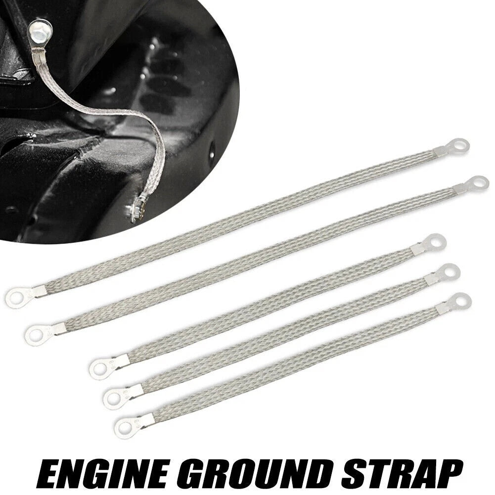 5Pc Heavy Duty Engine Grounding Straps for Trucks and Cars