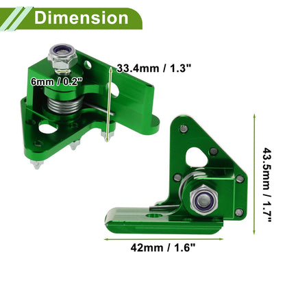 Motorcycle Foot Pegs for Honda CRF50 Green (2004-2023)