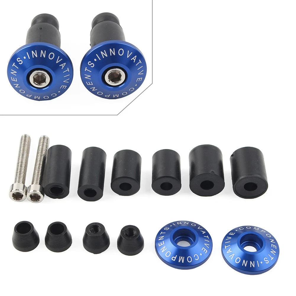 Handle Bar End Weights 7/8'' for Dirt Bike Motor - Blue