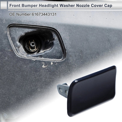 Bumper Headlight Washer Nozzle Cover for BMW X3 (Dark Blue)