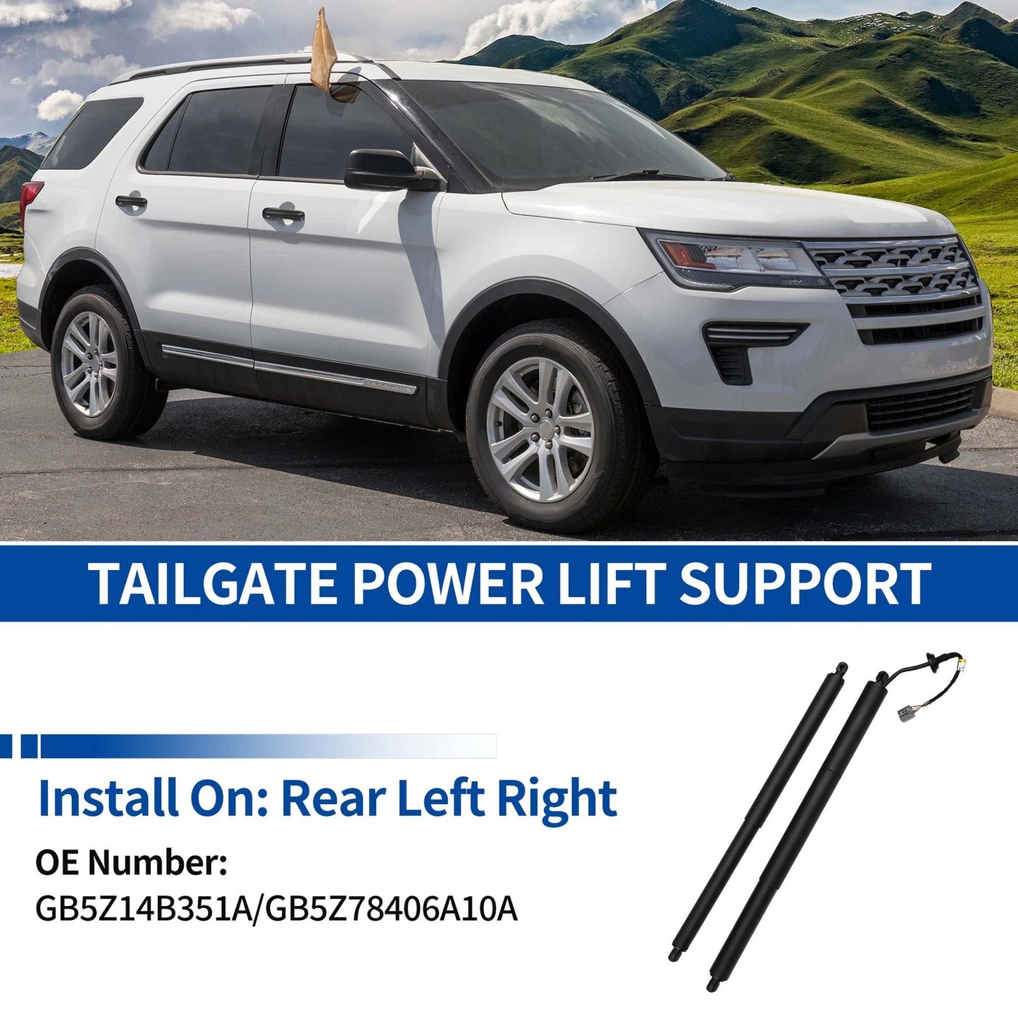 Rear Tailgate Power Lift Support for Ford Explorer (2016-2019)