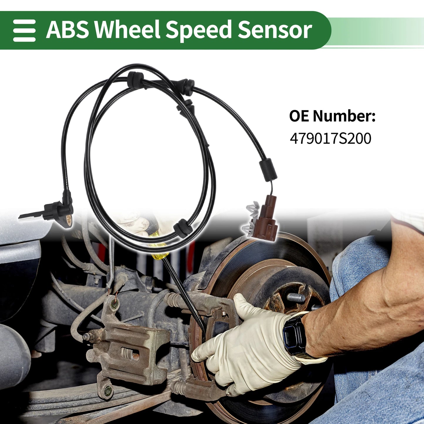ABS Wheel Speed Sensor for Nissan Titan V8 (2004-2015) Rear Left
